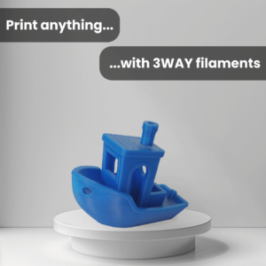 With 3way abs filaments you can print almost anything!